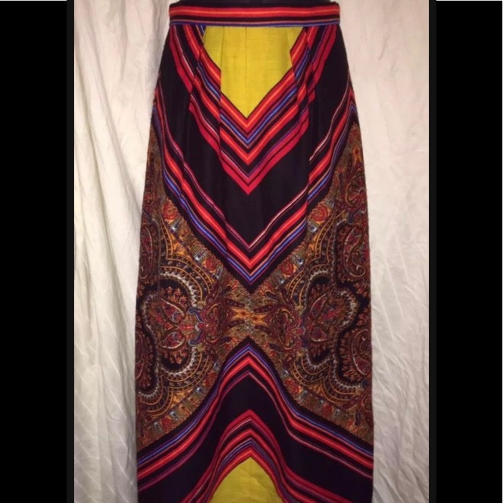 VINTAGE Saks 5th Ave bohemian skirt